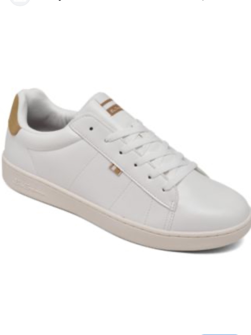 NWT Ben Sherman Hampton Court Low-Top Casual White Sneakers size 9.5